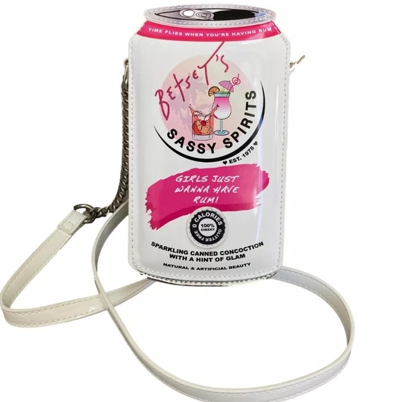 Betsey Johnson Handbags - 🍹🍸NWT-Betsey Johnson Spritz GIRLS JUST WANT TO HAVE RUM Crossbody Bag🍹🍸